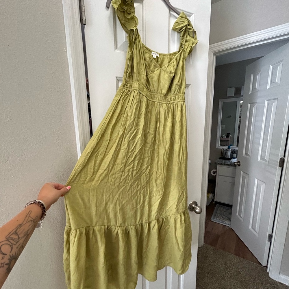 Mine Green maxi dress